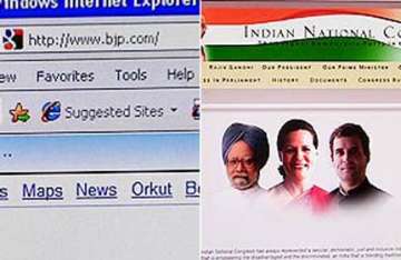 bjp cong clash in cyber space
