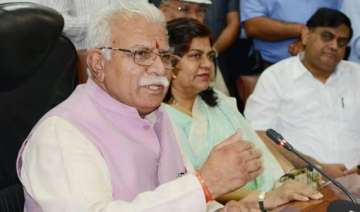 khattar asks depts to review in 15 days hooda govt s post may 15 decisions