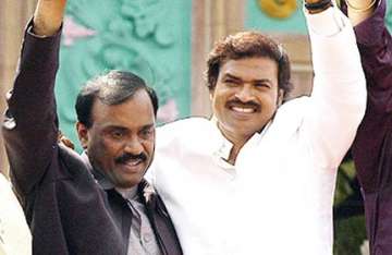bjp fears reddy brothers may split party bring down govt