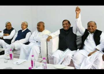 regrouped janata parivar parties to stage demo against government