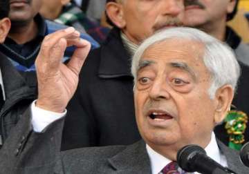 mufti mohammad sayeed likely to take oath as j k cm on march 1
