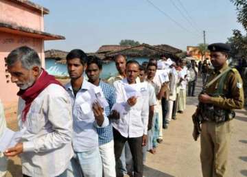jharkhand polls impressive 53.86 per cent turnout till 1 pm in fifth phase
