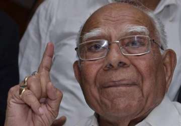 jethmalani questions mohan bhagwat s quota remarks writes to pm