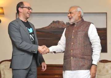 pm modi meets twitter ceo urges site to help promote india s tourism