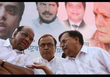 maharashtra congress ncp leaders in war of words over merger remarks