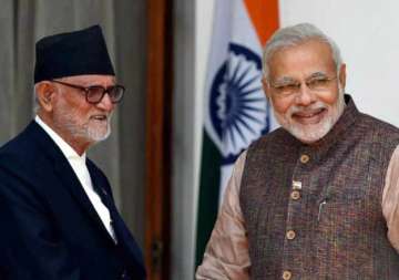 nepal meet pm modi conveys support leaves open his participation