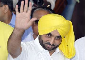 aap s bhagwant mann slams punjab government for drug menace