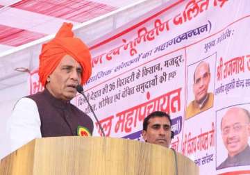 india responding effectively to firing from pakistan rajnath singh