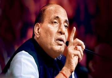 rajnath singh attacks bengal law and order tmc hits back