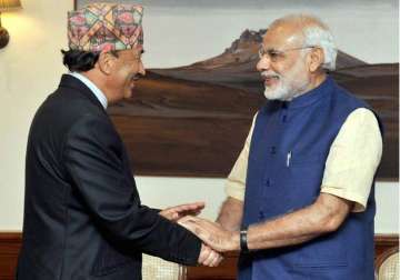 india wants to see nepal united inclusive stable pm narendra modi