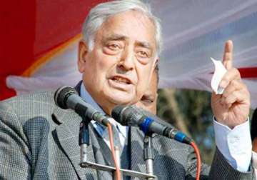 j k polls omar government failed on all fronts mufti mohammad sayeed