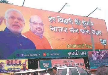 poster wars reach a crescendo in patna ahead of polls