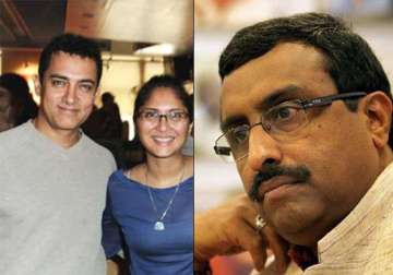 preach your wife about country s prestige ram madhav s dig at aamir