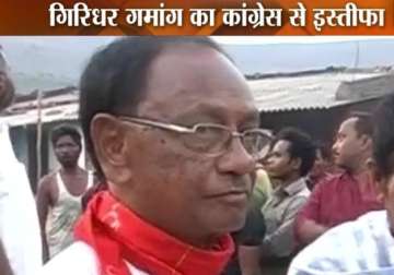 former odisha cm giridhar gamang quits congress