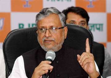 jitan ram manjhi abused power to defend son in law s appointment sushil modi