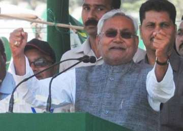 nitish kumar accuses bjp of practicing divisive politics