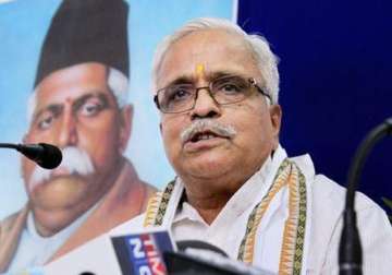 rss unnecessarily targeted for dadri incident bhaiyyaji joshi