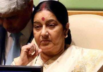 sushma swaraj warns people against mahagathbandhan