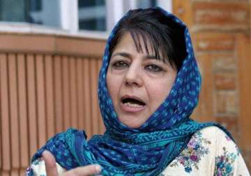 mehbooba mufti talks tough wants confidence building measures from centre before govt formation