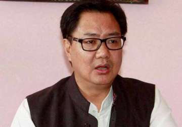 impression of govt protecting tainted ministers wrong rijiju