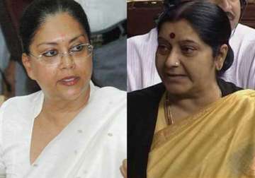 lalit modi row congress asks vasundhra raje to quit along with sushma swaraj