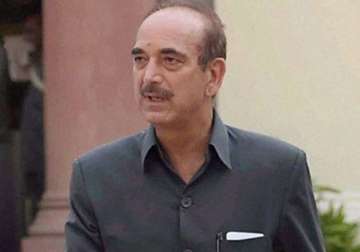 union ministers spreading communalism ghulam nabi azad