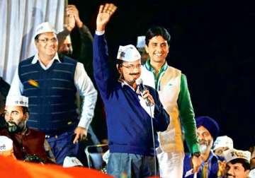 aap tastes blood with massive win in delhi plans to spread wings in punjab and up