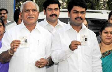 yeddyurappa acts asks his children to leave official residence
