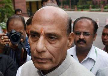 rajnath singh meets manohar parrikar doval rss leaders