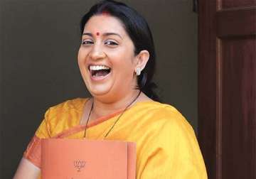 gave up my job as an actor when i became mp smriti irani