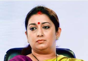 embarrassed smriti irani orders inquiry into spelling mistake in official letter