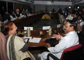 speaker sumitra mahajan holds all party meet ahead of parliament s winter session