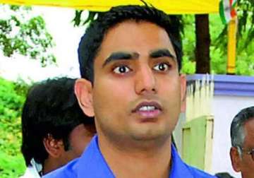 case against chandrababu s son for comparing kcr with hitler