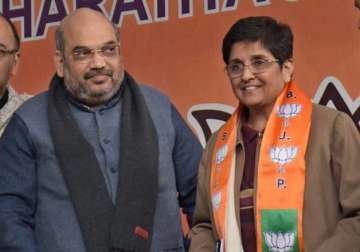 delhi polls amit shah defends projecting kiran bedi as chief ministerial candidate