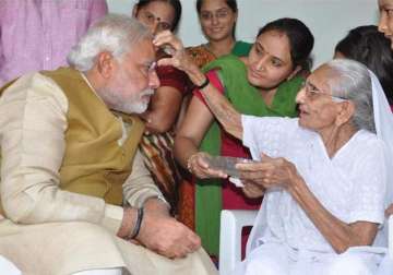 may 16 modi remembers his mother on 1st anniversary of his historic ls victory