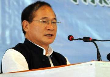 green issues hijacking growth in power sector arunachal cm