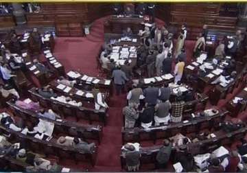 opposition disrupts pre noon sitting of rs house adjourned