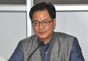 it s the duty of north indians to merge with people from north east kiren rijiju