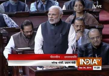 sadhvi niranjan jyoti remarks must desist from making such statements says pm modi in rajya sabha