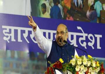 jharkhand polls congress responsible for jharkhand s instability amit shah