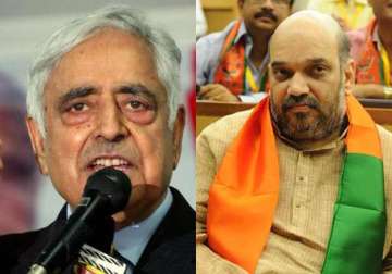 pdp bjp govt in j k likely by month end open to hurriyat talks