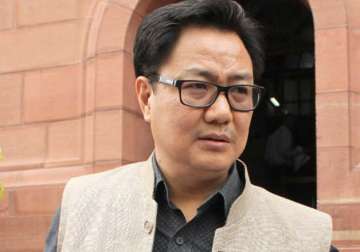 problems of any community has to be resolved by itself kiren rijiju