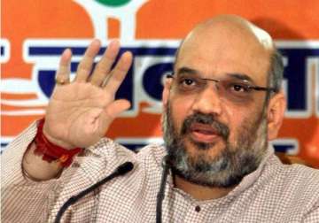 scam free bjp rule major problem of congress amit shah