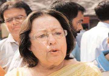 congress govt talked only about sentiment of minorities najma heptulla