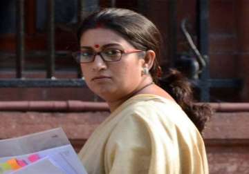 court to consider complaint against smriti irani on april 30