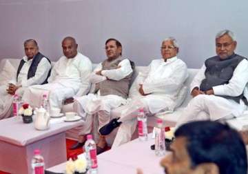 janata parivar merger today new party to be called samajwadi janata dal