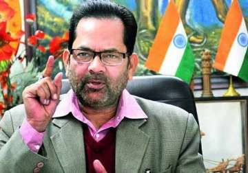 terrorism should not be linked with religion mukhtar abbas naqvi