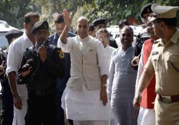 rajnath singh to attend run for unity event in hyderabad