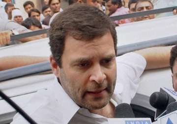 rahul gandhi loses temper when asked if visit to dalit family a photo op watch video