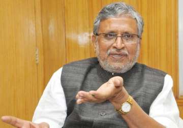 sushil modi meets manjhi for joint campaign in council poll